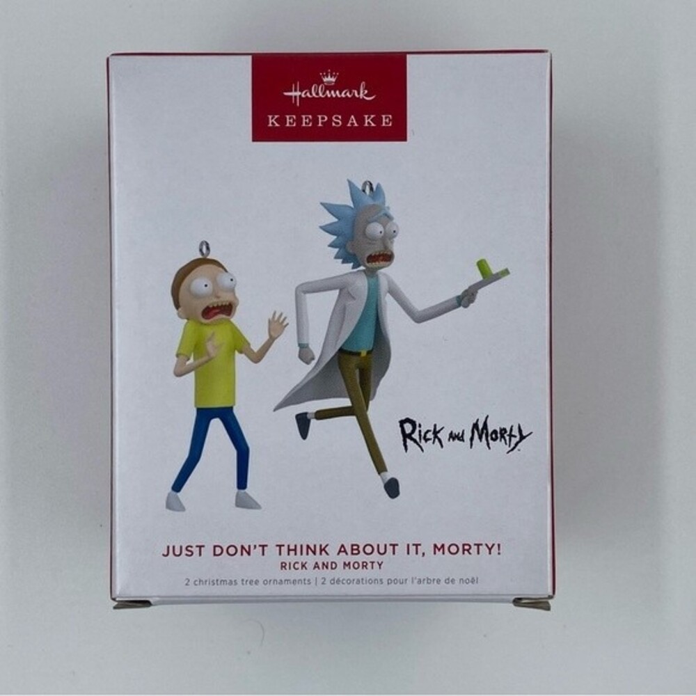 NIB Hallmark Keepsake 2022 Rick and Morty Ornament